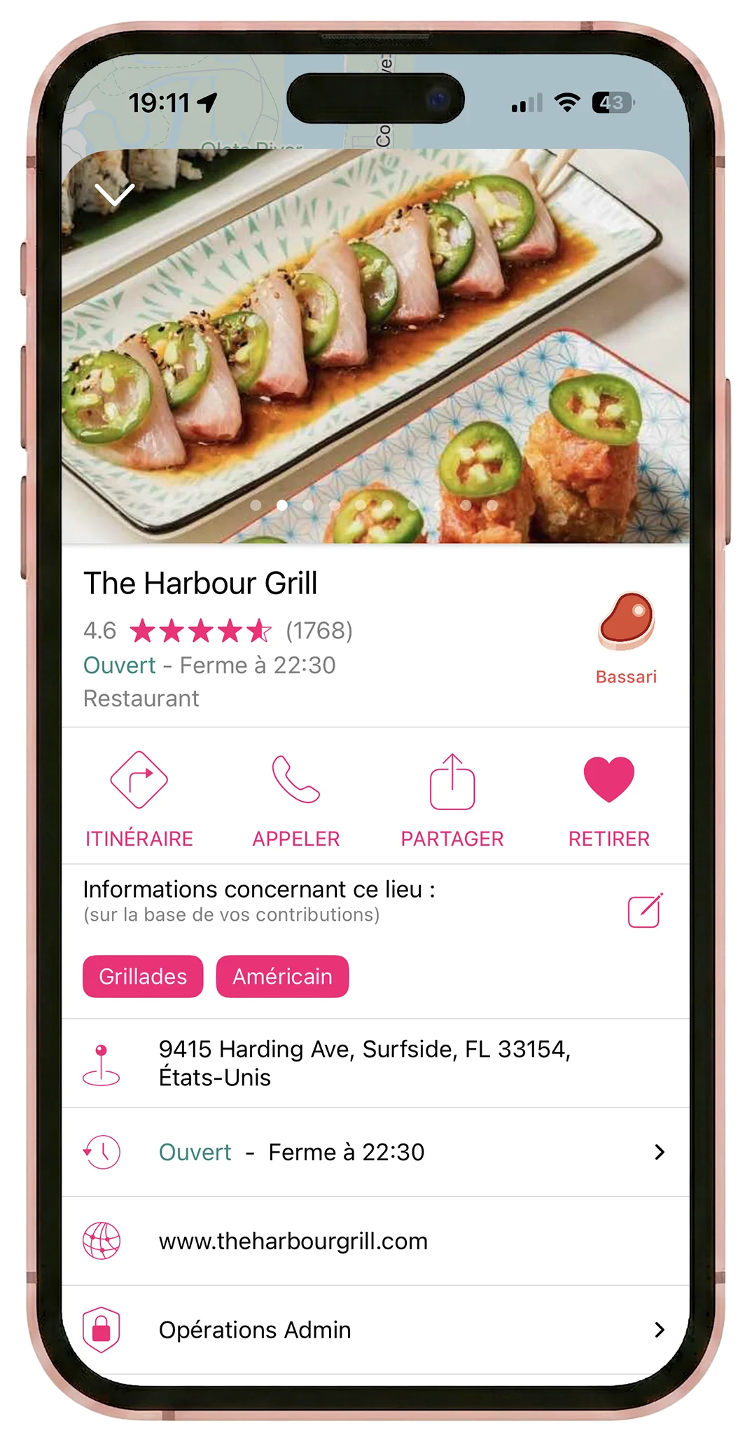 KiaduKasher — Fiche restaurant casher