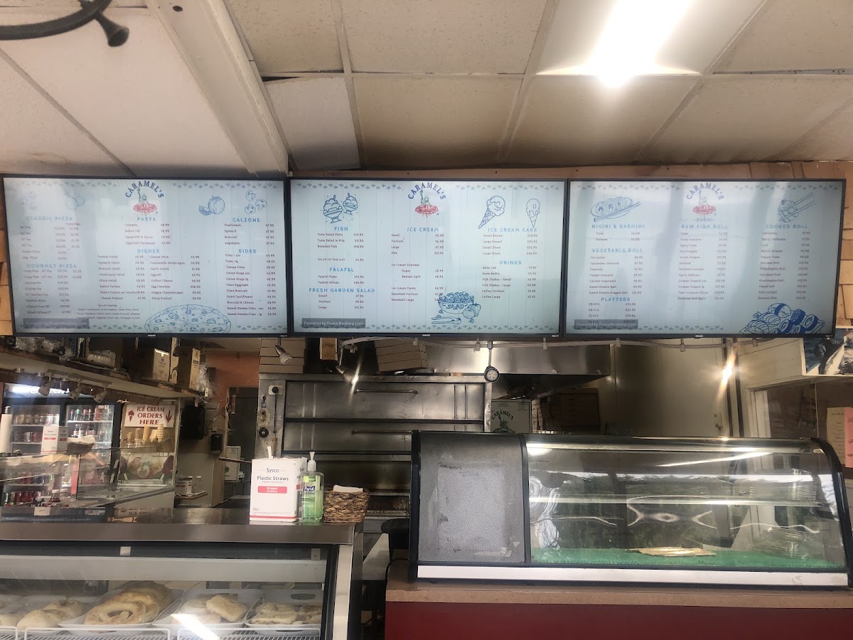 Caramel's Gourmet Ice Cream & Pizza
