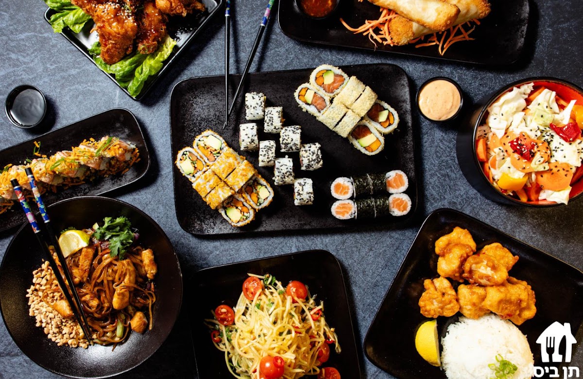 Okayama sushi KOSHER אוקיאמה רעננה סושי כשר בית יוסף