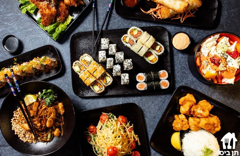 Okayama sushi KOSHER אוקיאמה רעננה סושי כשר בית יוסף