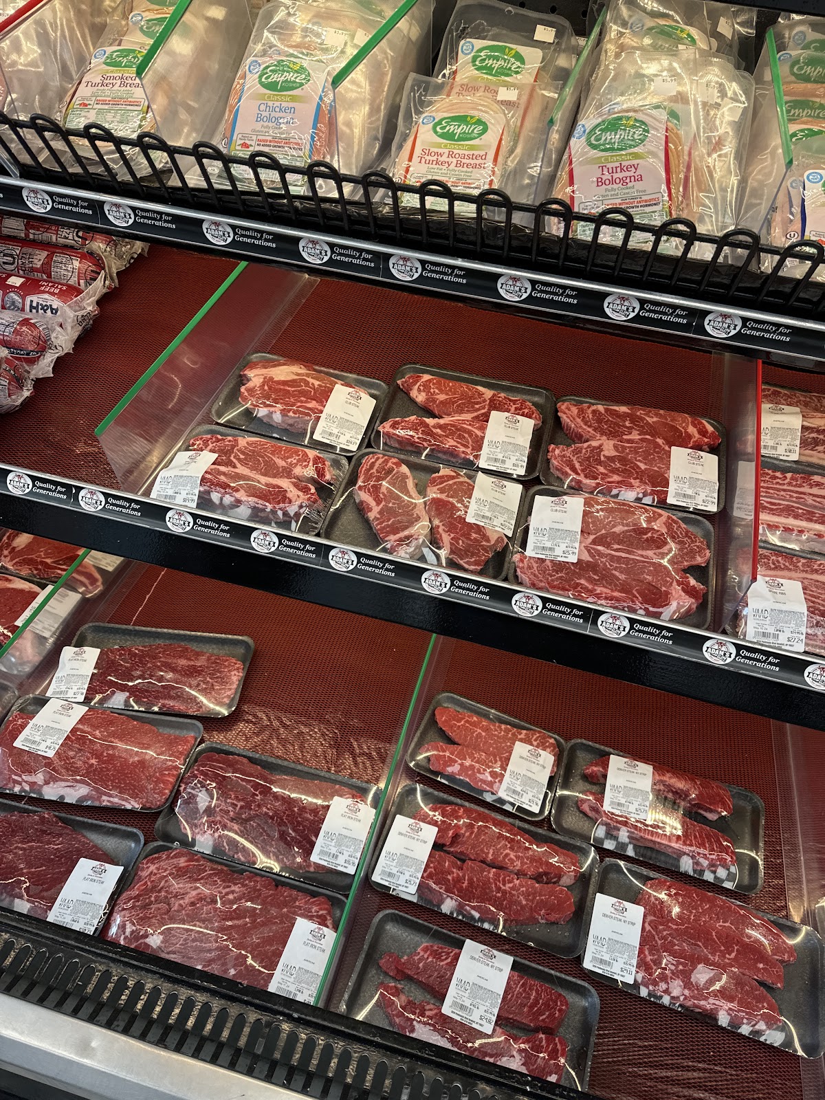 Adam's Glatt Meat Market.